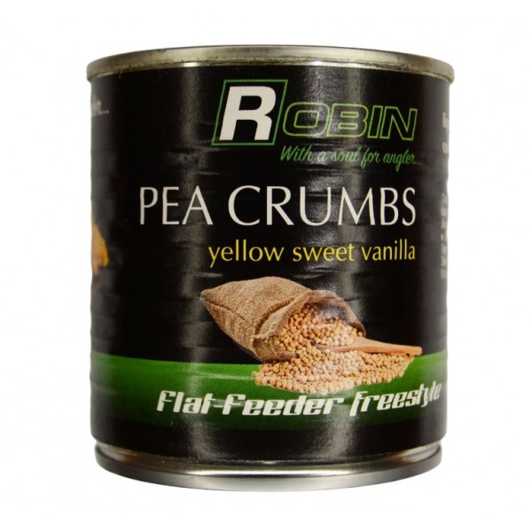 Зерномикс для рыбы, горох измельченный, Robin, объем 200мл, вкус Сладкая ваниль